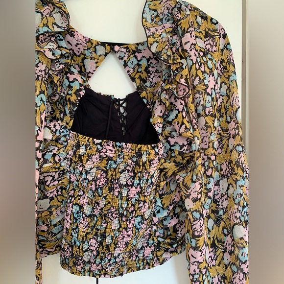 Free People Mabel Printed Blouse - Picture 6 of 8